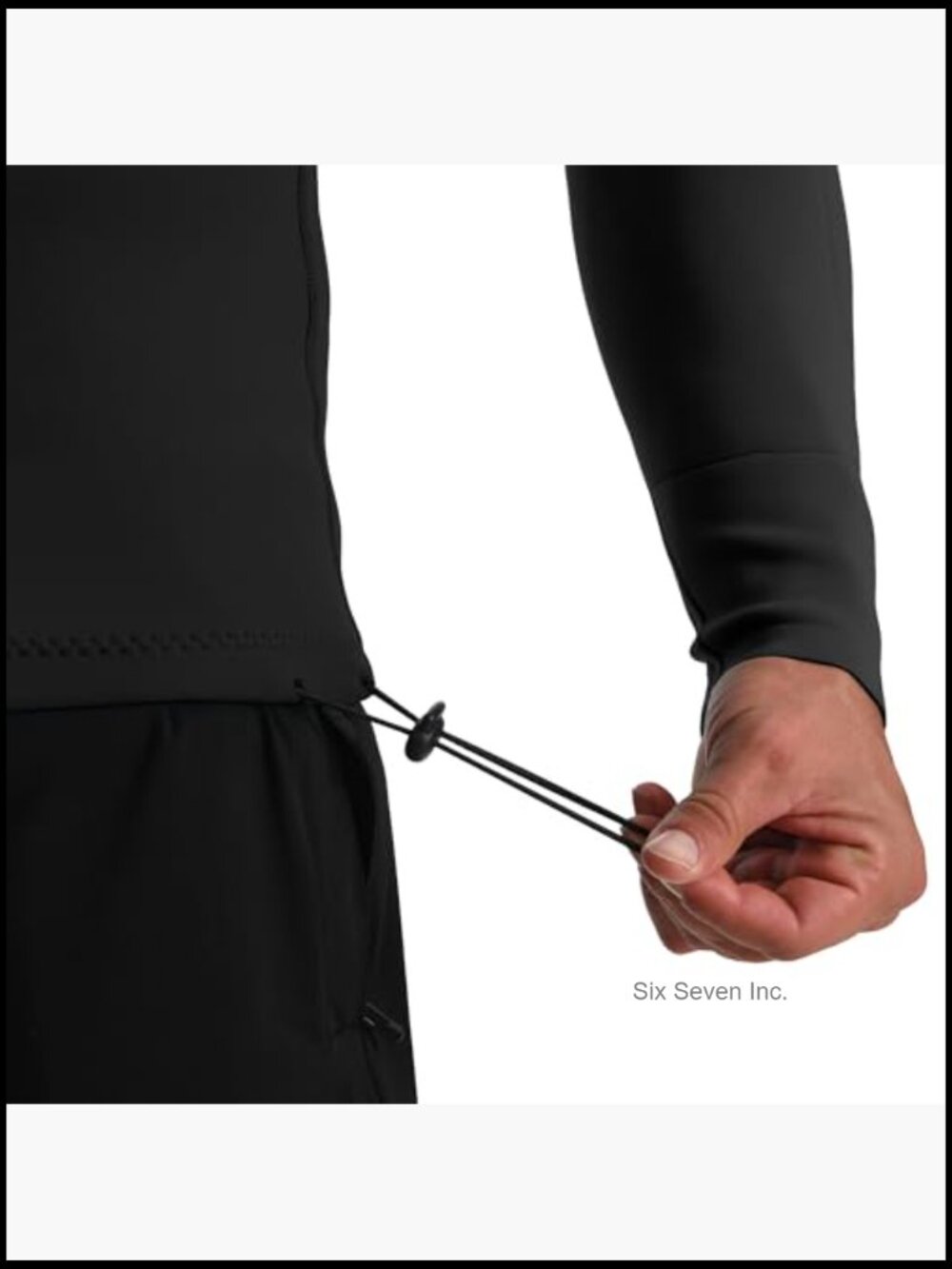 Long Sleeve 2mm Neoprene Wetsuit Top Zipperless - Picture 6 of 6